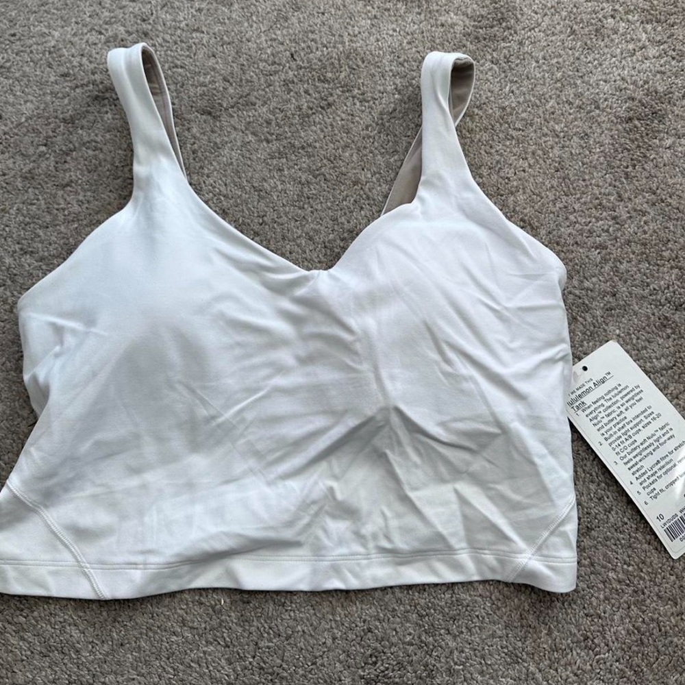 Lululemon White Align Tank